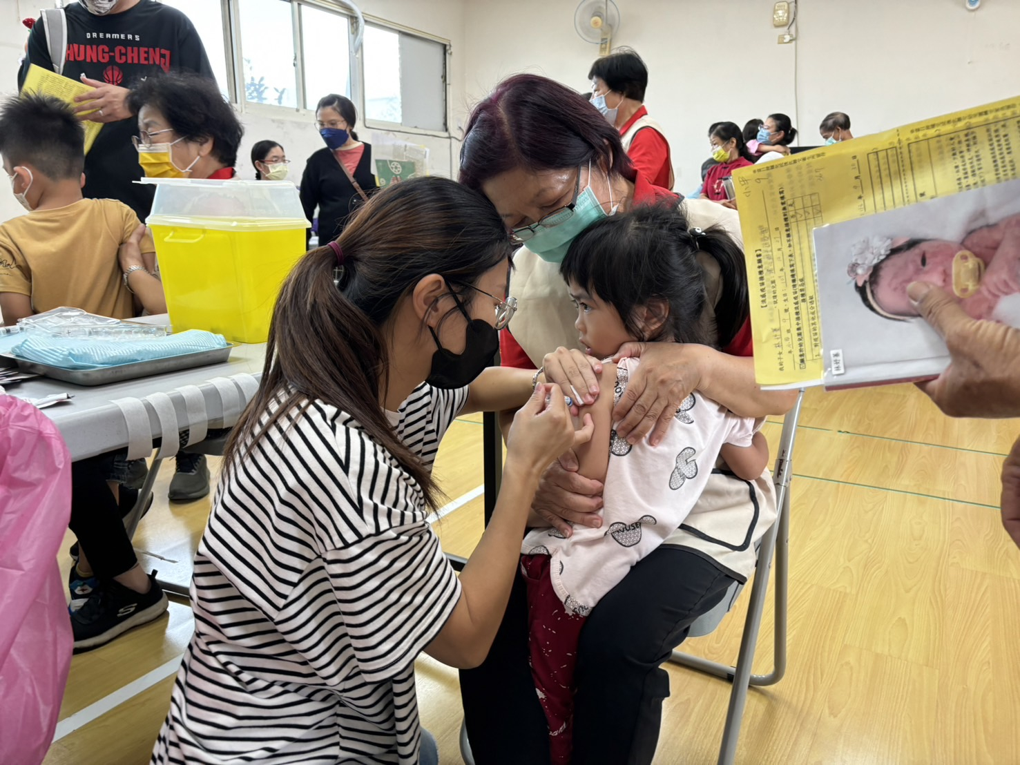 校園流感施打go 10月24日來到鄉立托兒所！照片3